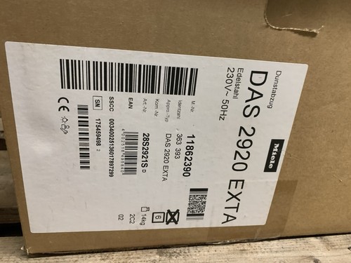 Miele flachpanelhaube das 2920 - miele,
